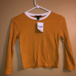 Forever 21 long sleeve crop top